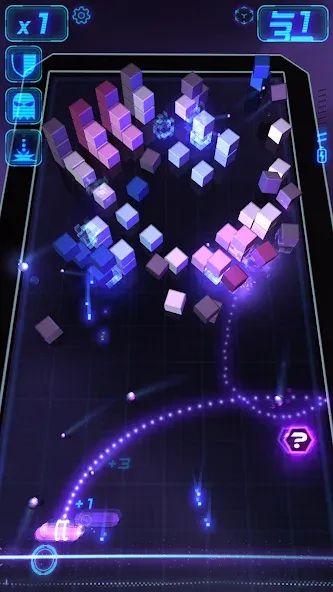 Micro Breaker — Неограниченные жизни и усиленный шар — скриншот 3