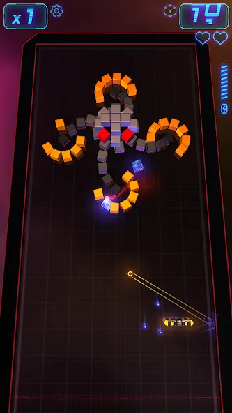 Micro Breaker — Неограниченные жизни и усиленный шар — скриншот 5