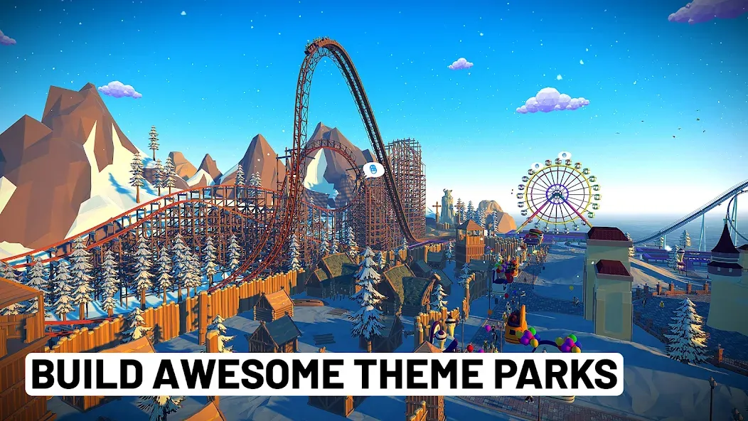 Скачать Real Coaster: Idle Game — Модификация Безлимитные деньги и все аттракционы — скриншот 4