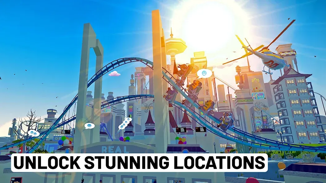 Скачать Real Coaster: Idle Game — Модификация Безлимитные деньги и все аттракционы — скриншот 5