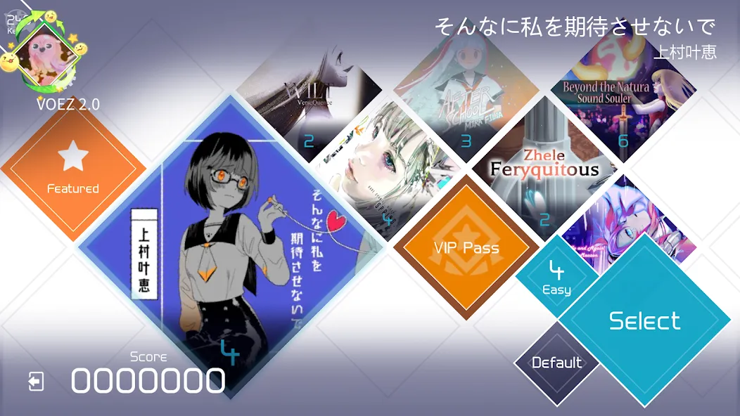 VOEZ (Мод Разблокированы все песни и уровни) — скриншот 2