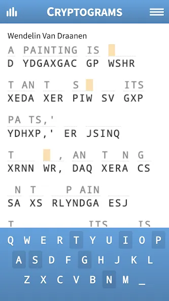 Скачать Cryptograms · Decrypt Quotes с модом — Без рекламы и все цитаты открыты — скриншот 1