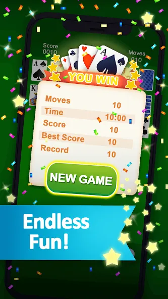 Solitaire на Андроид — Мод Без рекламы и открыты все темы — скриншот 4
