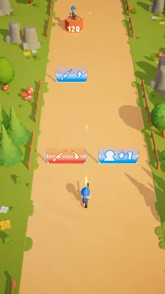Скачать Mars Loot Run (Мод: Неограниченные ресурсы и мощное оружие) на Андроид — скриншот 1