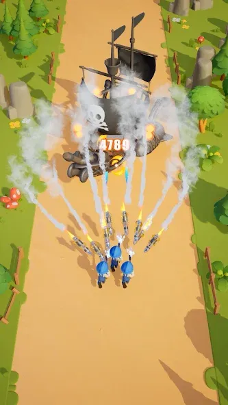 Скачать Mars Loot Run (Мод: Неограниченные ресурсы и мощное оружие) на Андроид — скриншот 4