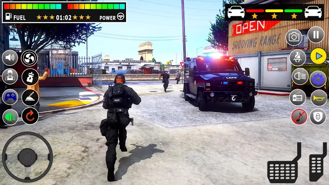 Police Games Simulator: PGS 3d (Мод Безлимитные деньги и все машины открыты) — скриншот 3