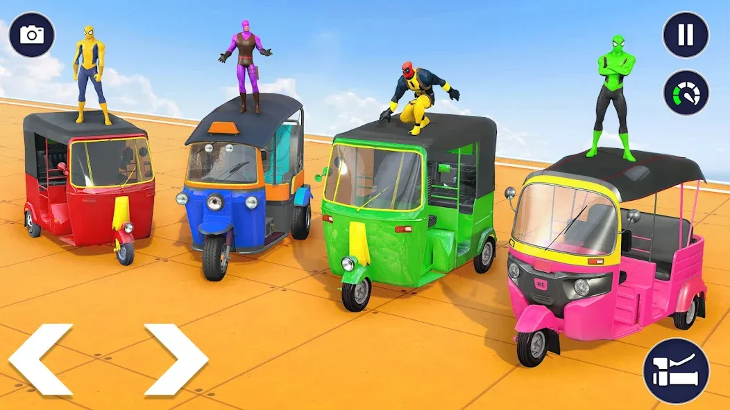 Взломанная Tuk Tuk Auto Rickshaw Games 3D на Андроид — Безлимитные деньги и топливо — скриншот 1
