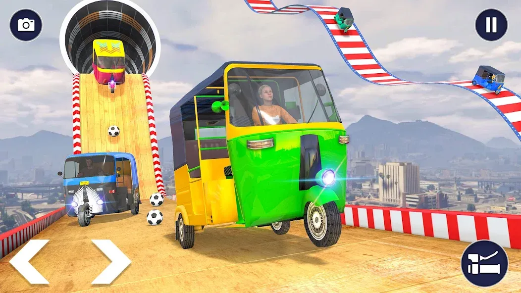Взломанная Tuk Tuk Auto Rickshaw Games 3D на Андроид — Безлимитные деньги и топливо — скриншот 2