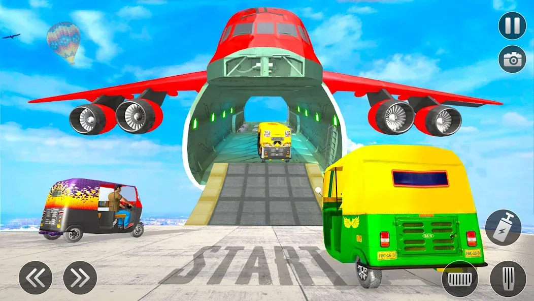 Взломанная Tuk Tuk Auto Rickshaw Games 3D на Андроид — Безлимитные деньги и топливо — скриншот 3