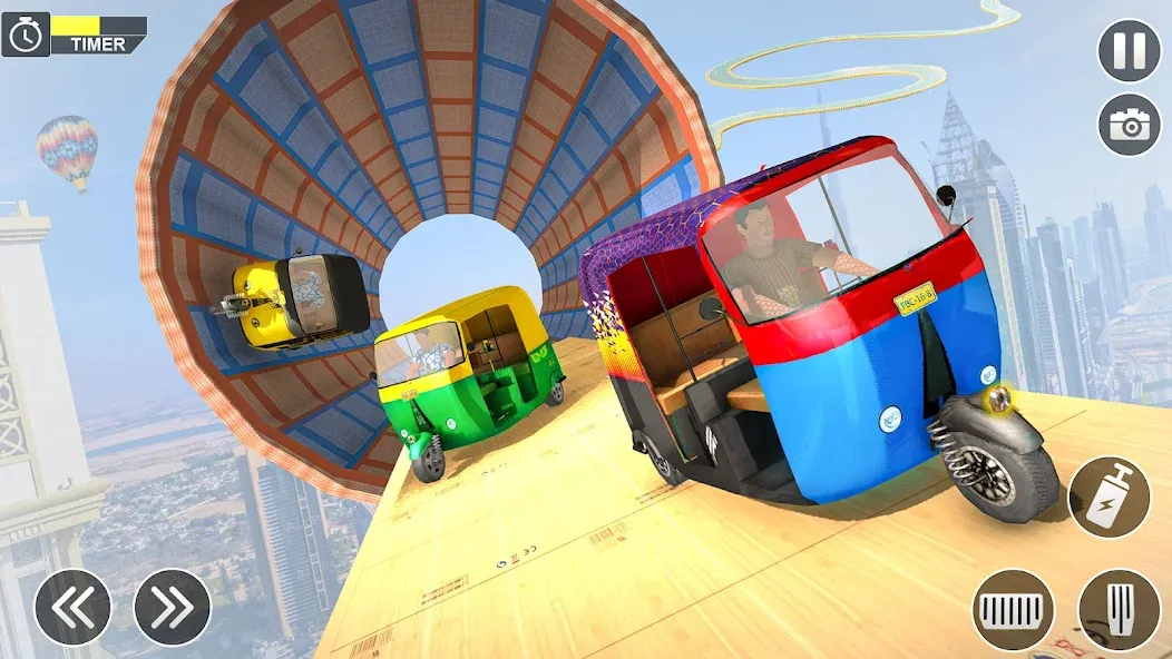 Взломанная Tuk Tuk Auto Rickshaw Games 3D на Андроид — Безлимитные деньги и топливо — скриншот 4