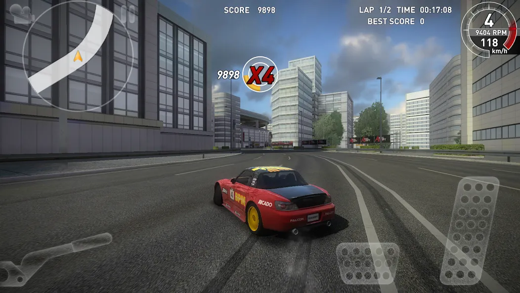 Скачать взлом Real Drift Car Racing Lite на Андроид — Безлимитные деньги и открыты все машины — скриншот 1