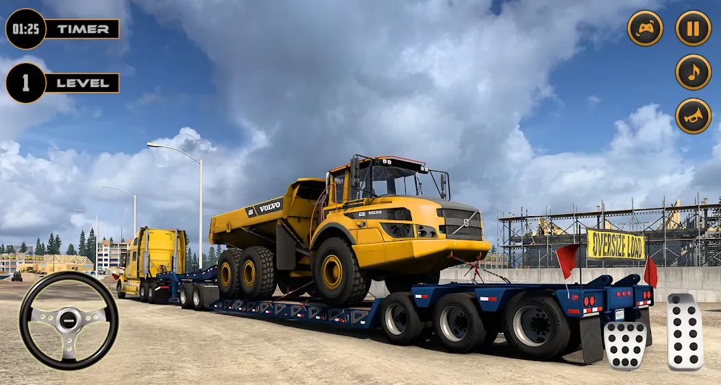 Real Excavator Simulator Games — Мод: Безлимитные деньги и топливо — скриншот 4 Real Excavator Simulator Games — Мод: Безлимитные деньги и топливо — скриншот 4