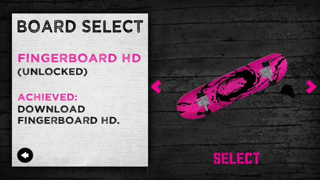 Скачать взломанную Fingerboard HD Skateboarding — Безлимитные деньги и все доски открыты — скриншот 3