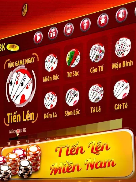 Скачать Tiến Lên Miền Nam - Tien Len на телефон — Без рекламы и бесконечные монеты — скриншот 1