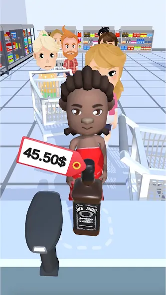 Скачать Hypermarket 3D на Android — Безлимитные деньги и все уровни открыты — скриншот 1
