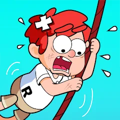 Zipline Rescue: Physics Game — Безлимитные деньги и все уровни