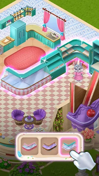 Скачать взломанную Sweet Escapes: Build A Bakery — Безлимитные монеты и энергии — скриншот 2