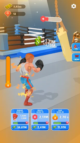 Скачать Tap Punch - 3D Boxing (Мод: Безлимитные деньги и урон) на Андроид — скриншот 1 Скачать Tap Punch - 3D Boxing (Мод: Безлимитные деньги и урон) на Андроид — скриншот 1