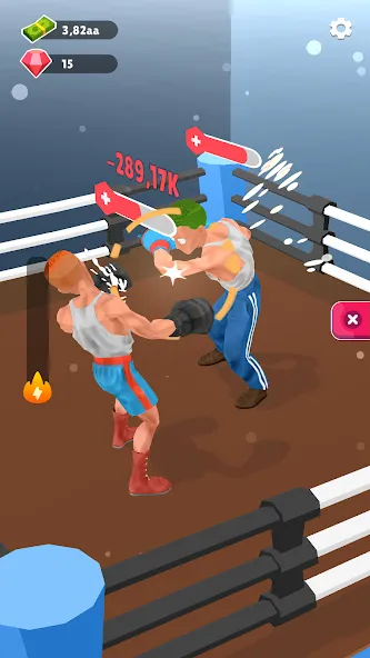Скачать Tap Punch - 3D Boxing (Мод: Безлимитные деньги и урон) на Андроид — скриншот 2 Скачать Tap Punch - 3D Boxing (Мод: Безлимитные деньги и урон) на Андроид — скриншот 2