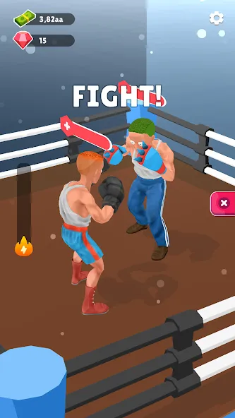 Скачать Tap Punch - 3D Boxing (Мод: Безлимитные деньги и урон) на Андроид — скриншот 5 Скачать Tap Punch - 3D Boxing (Мод: Безлимитные деньги и урон) на Андроид — скриншот 5
