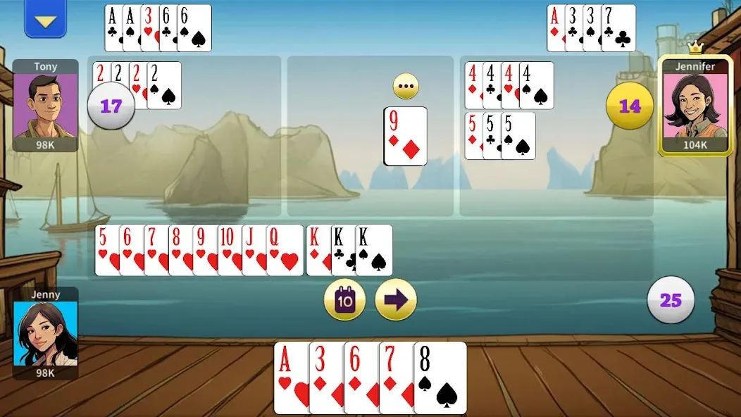 Tongits Offline - KK Tongits MOD APK — Игра без интернета с бонусами — скриншот 5