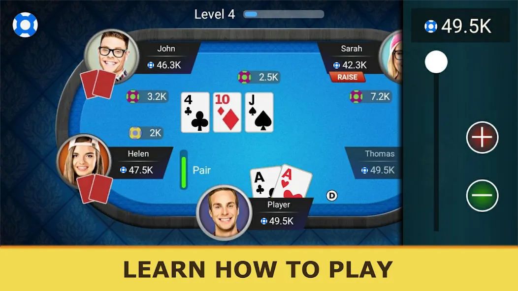 Poker Offline: Texas Holdem — Мод: Безлимитные фишки и всё открыто — скриншот 3