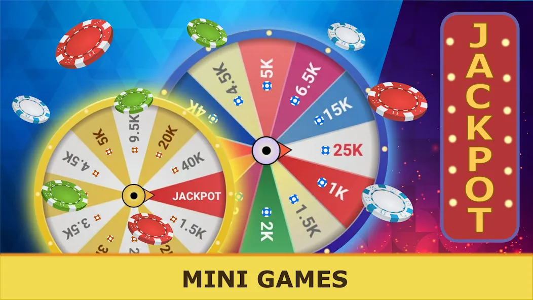 Poker Offline: Texas Holdem — Мод: Безлимитные фишки и всё открыто — скриншот 4