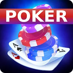 Poker Offline: Texas Holdem — Мод: Безлимитные фишки и всё открыто