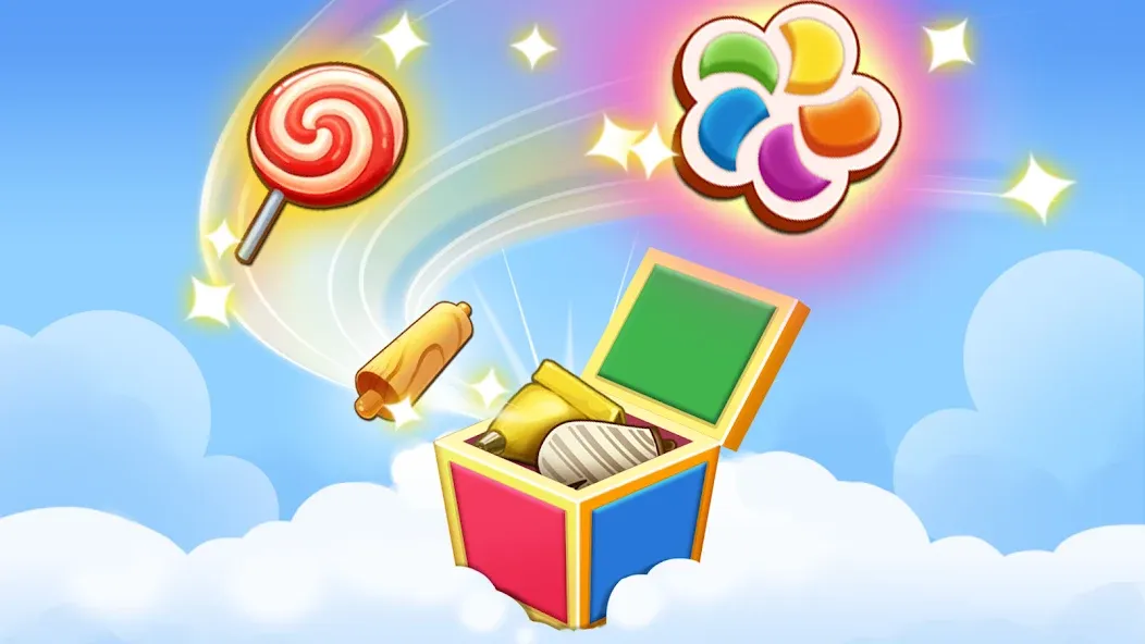 Взломанная Cookie Jelly Match на Андроид — Безлимитные жизни и подсказки — скриншот 4