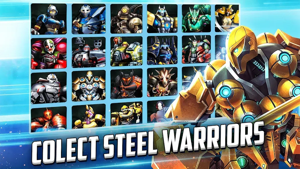 Скачать Ultimate Robot Fighting MOD APK — Безлимитные деньги и энергия — скриншот 1
