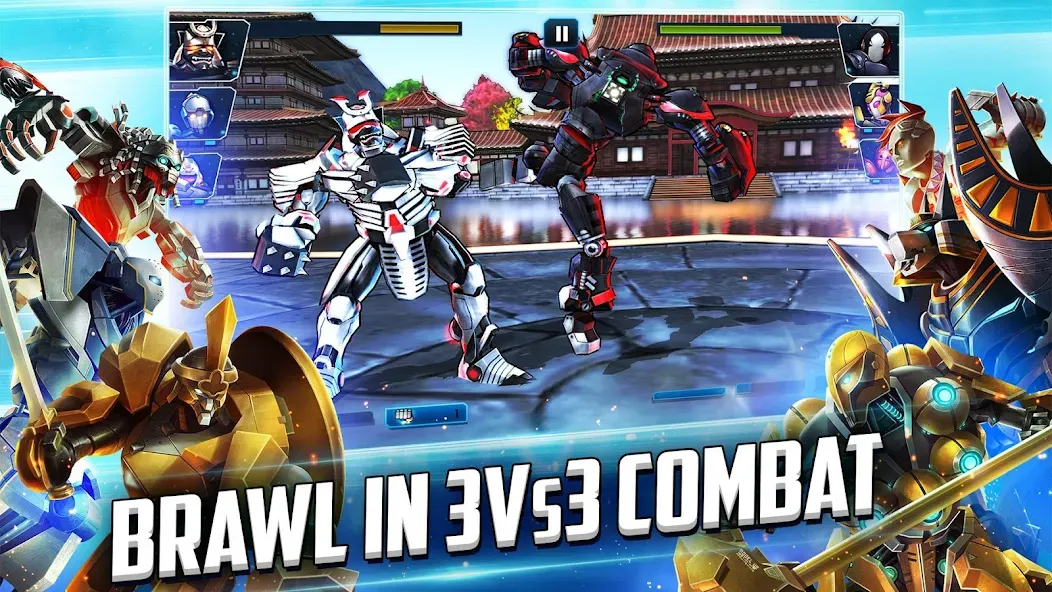 Скачать Ultimate Robot Fighting MOD APK — Безлимитные деньги и энергия — скриншот 3