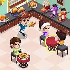 Скачать Cooking Restaurant Kitchen (Мод: Безлимитные деньги и все блюда открыты) на Андроид