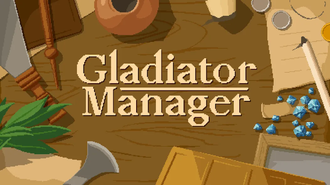 Gladiator manager MOD APK — Безлимитные деньги и ресурсы — скриншот 1