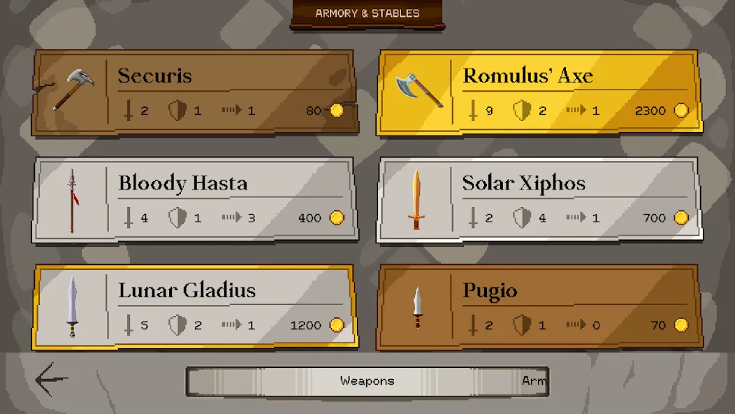 Gladiator manager MOD APK — Безлимитные деньги и ресурсы — скриншот 2
