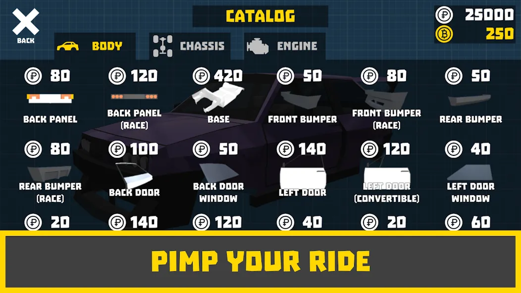 Retro Garage - Car Mechanic MOD APK на Android — Безлимитные деньги и запчасти — скриншот 5