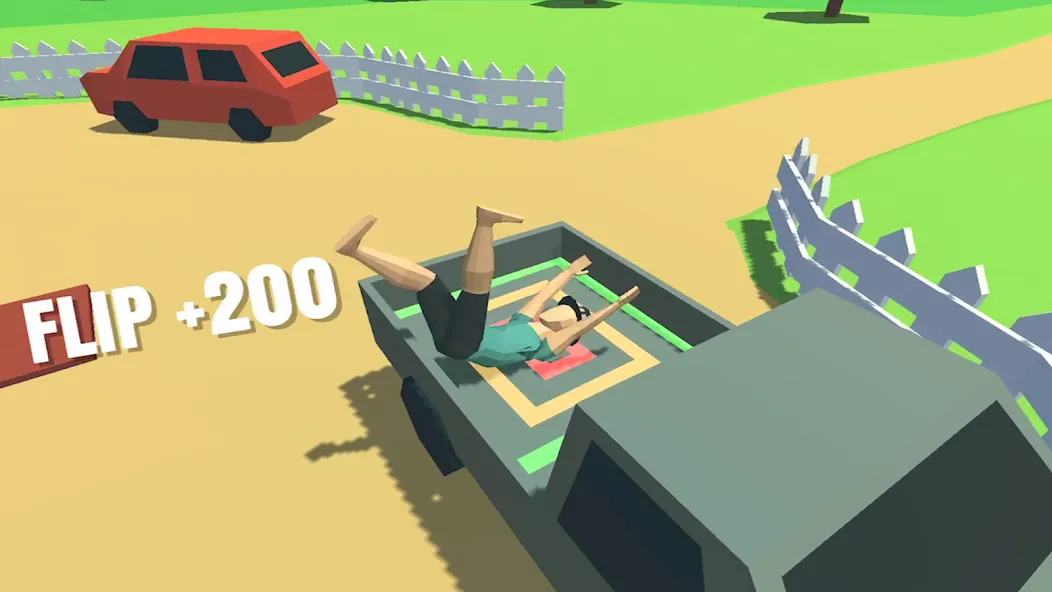 Flip Trickster - Parkour Simul MOD — Безлимитные деньги и все уровни на Андроид — скриншот 3