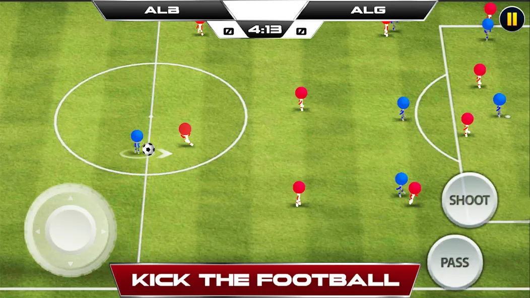 Stickman Soccer Football Game (Мод Безлимитные монеты и открыты все команды) — скриншот 4
