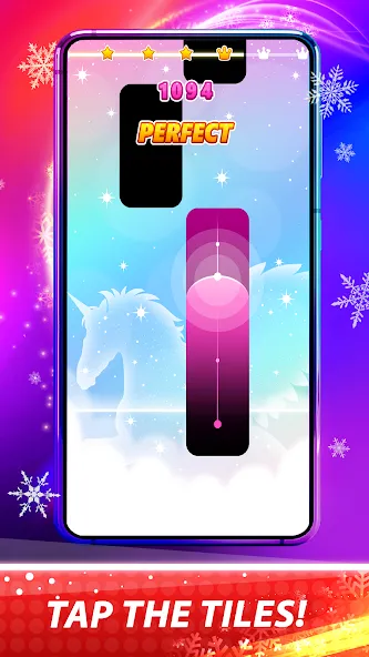 Magic Pink Tiles: Piano Game на Андроид — Без рекламы и все песни открыты — скриншот 1