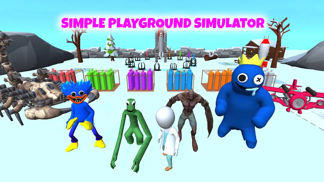 Скачать Grimace monster playground на телефон — Безлимитные ресурсы и открыты все уровни — скриншот 4 Скачать Grimace monster playground на телефон — Безлимитные ресурсы и открыты все уровни — скриншот 4