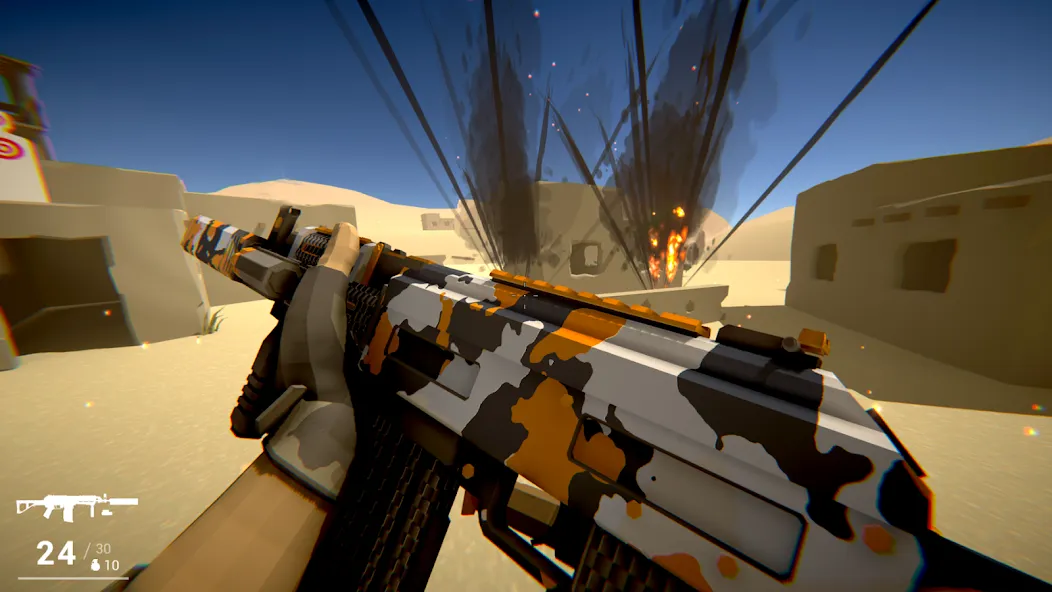 Скачать Nextbots In Backrooms: Shooter на телефон — Безлимитные патроны и бессмертие — скриншот 2