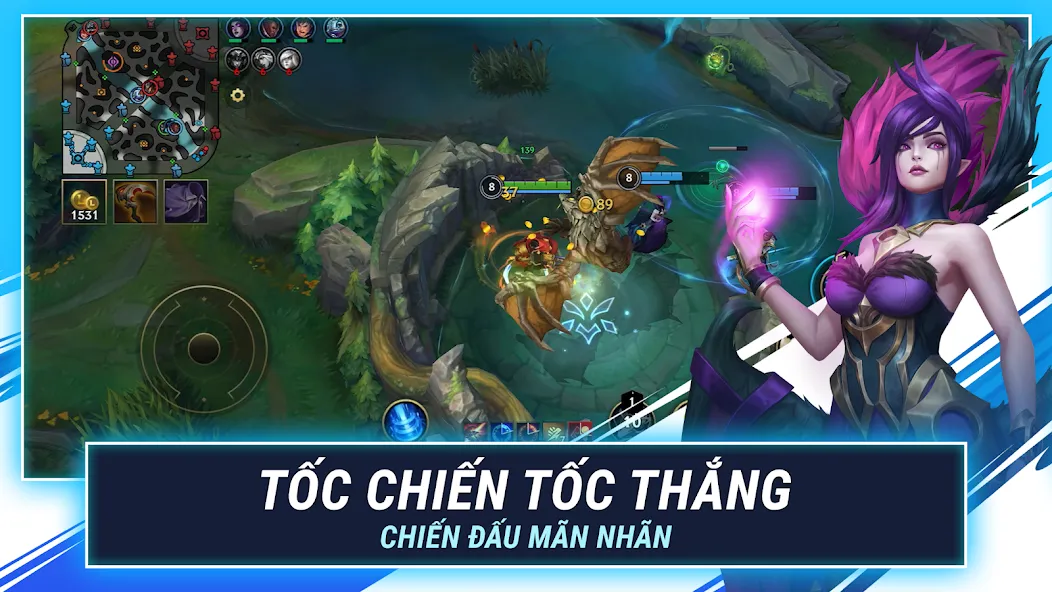 Скачать LMHT: Tốc Chiến с модом — Безлимитные монеты и усиленные герои — скриншот 3