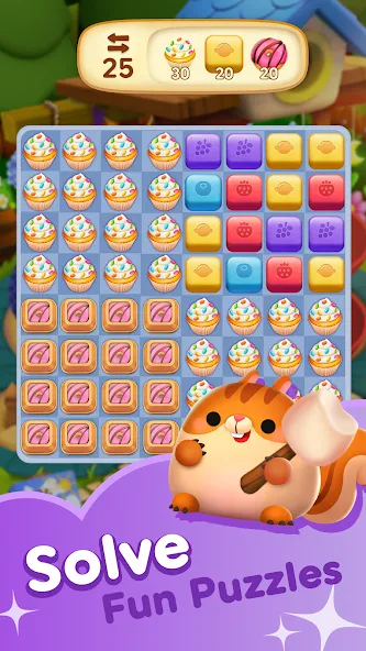 Взломанная Chum Chum Blast на Андроид — Безлимитные жизни и усиленный взрыв — скриншот 5