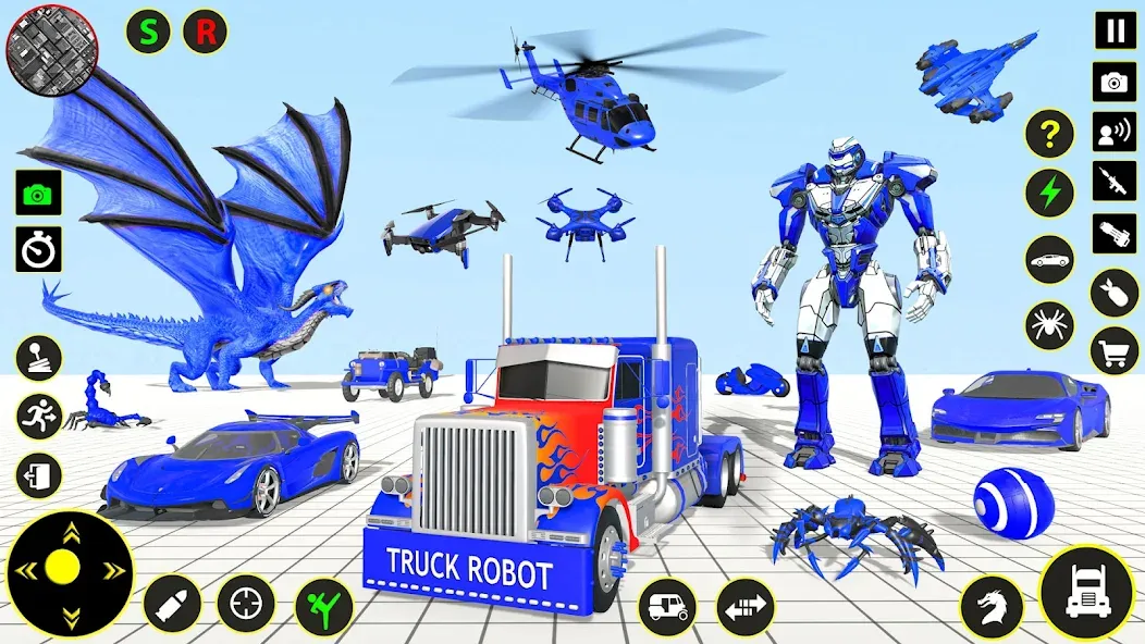Скачать Truck Game - Car Robot Games на Андроид — Безлимитные деньги и топливо — скриншот 1