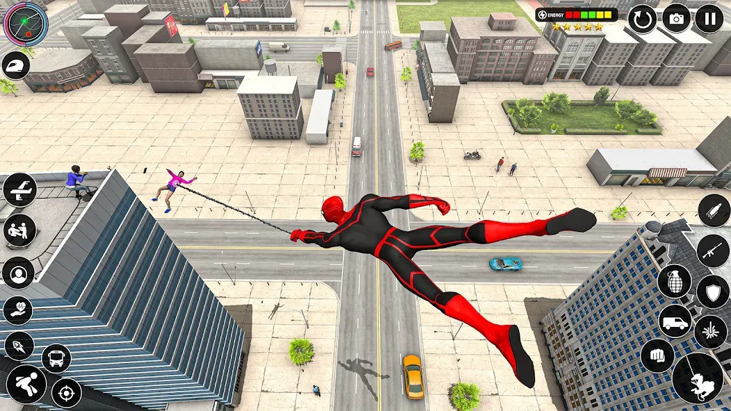 Spider Rope Games - Crime Hero MOD APK на Android — Безлимитные деньги и открыты все уровни — скриншот 4