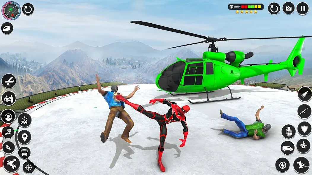 Spider Rope Games - Crime Hero MOD APK на Android — Безлимитные деньги и открыты все уровни — скриншот 5