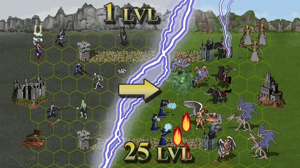 Скачать Heroes of Might: Magic arena 3 — Безлимитные ресурсы и все герои — скриншот 4