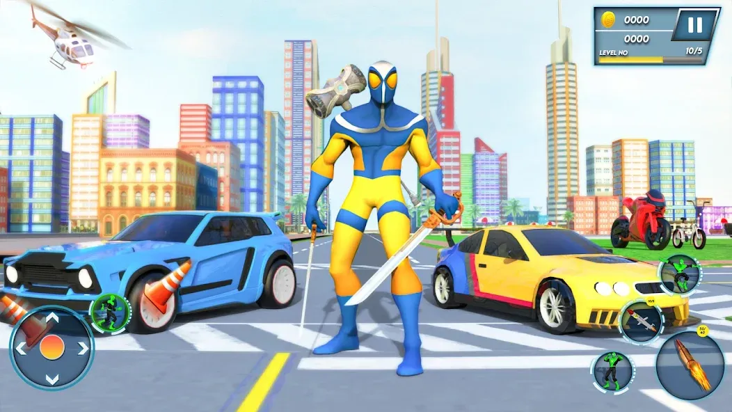 Gangster Theft Crime Sim MOD APK — Безлимитные деньги и оружие — скриншот 3 Gangster Theft Crime Sim MOD APK — Безлимитные деньги и оружие — скриншот 3