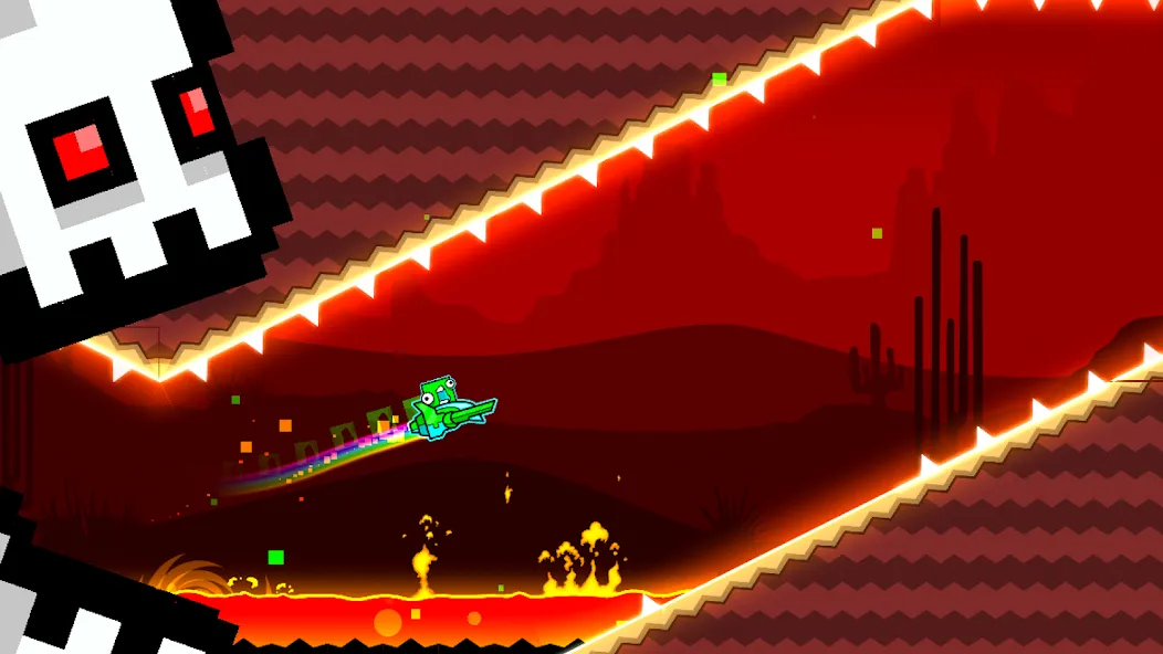 Скачать Geometry Dash SubZero (Мод: Безлимитные попытки и открыты уровни) на Андроид — скриншот 2