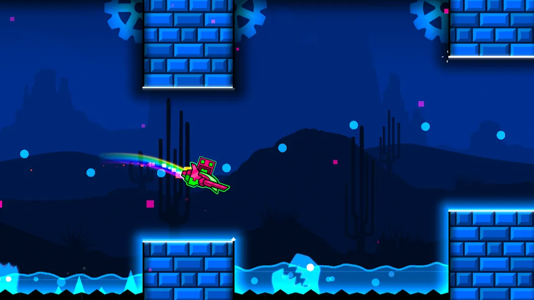 Скачать Geometry Dash SubZero (Мод: Безлимитные попытки и открыты уровни) на Андроид — скриншот 4