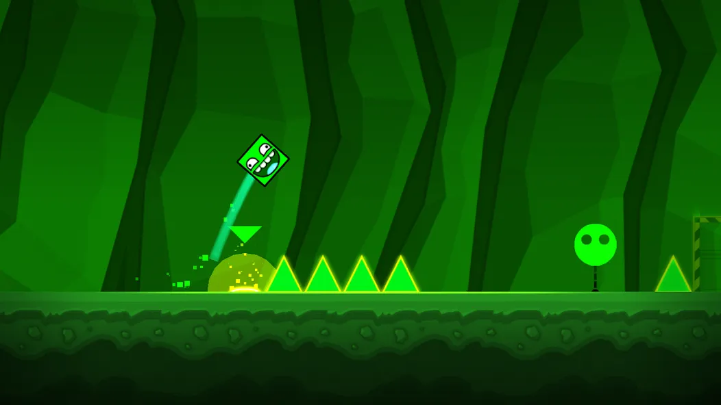 Geometry Dash World на Андроид — Открыты все уровни и скины — скриншот 5 Geometry Dash World на Андроид — Открыты все уровни и скины — скриншот 5